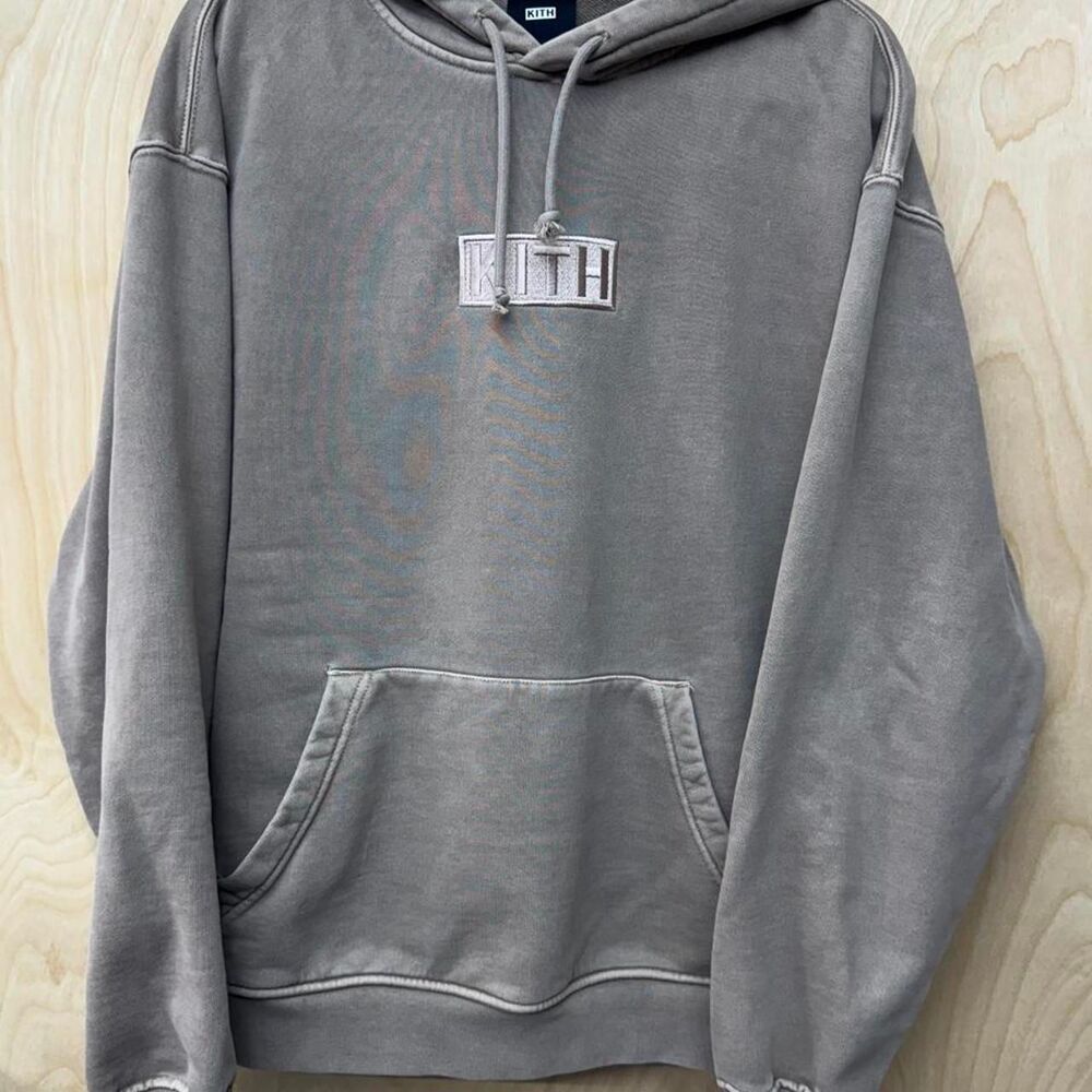 Kith Men's Grey and Brown Hoodie